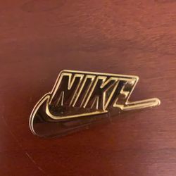 Gold Plated Nike Pin