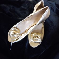 "GOLD" Alex Marie Slip-On SZ. 8 1/2