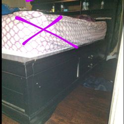 King Size Bed Frame, Mattress Not Included 