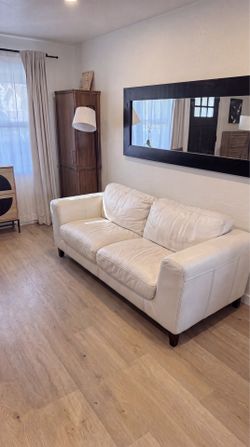 Chateau d’Ax Leather Sofa