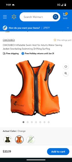 Inflatable Life vest 