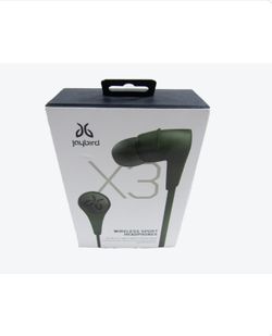 Jaybird X3 In-Ear Wireless Bluetooth Sports Headphones - Sweat-Proof - Universal Fit - 8 Hours Battery Life - Alpha Green LN