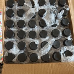 36 Clear Juice Bottles 