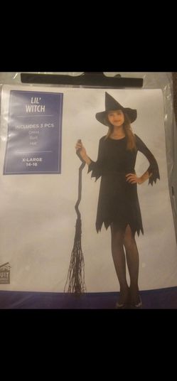 Lil witch costume- girls 14/16(NEW)