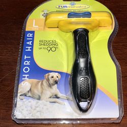 NEW Unused Furminator De-Shedding Grooming Tool for Large Dogs with Short Hair