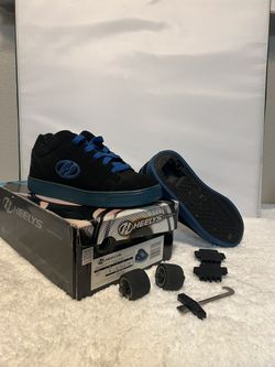 Heelys Black with Blue Trim Skate Shoes size youth 5 