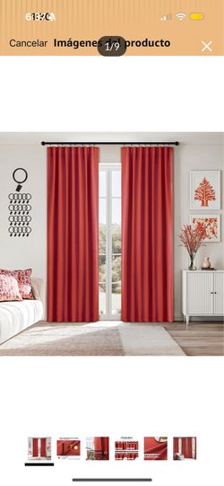 Set of 2 curtains 42x84 in