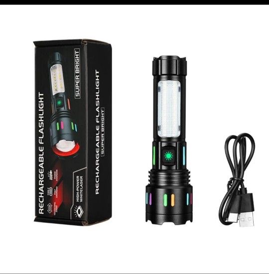 Rechargeable Handheld LED Flashlight