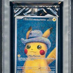 Pikachu Van Gogh Grey Felt Hat