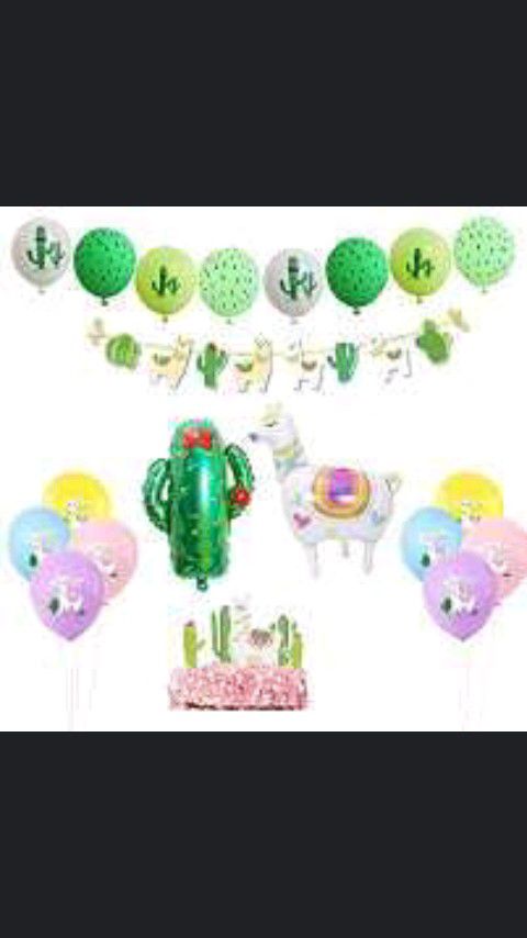 Alpaca Llama Balloon Kit Party Supplies, Latex Balloons Garland for Baby Shower Birthday Home Decor