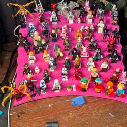 Over 62 Custom Mini Figures, All Compatible With Lego 