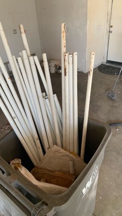 Car port /Lot of White PVC Pipes