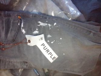 Purple jeans