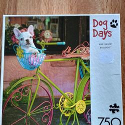Bike Basket Bulldog 750 Piece Puzzle