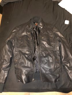 Men’s Guess Leather Jacket