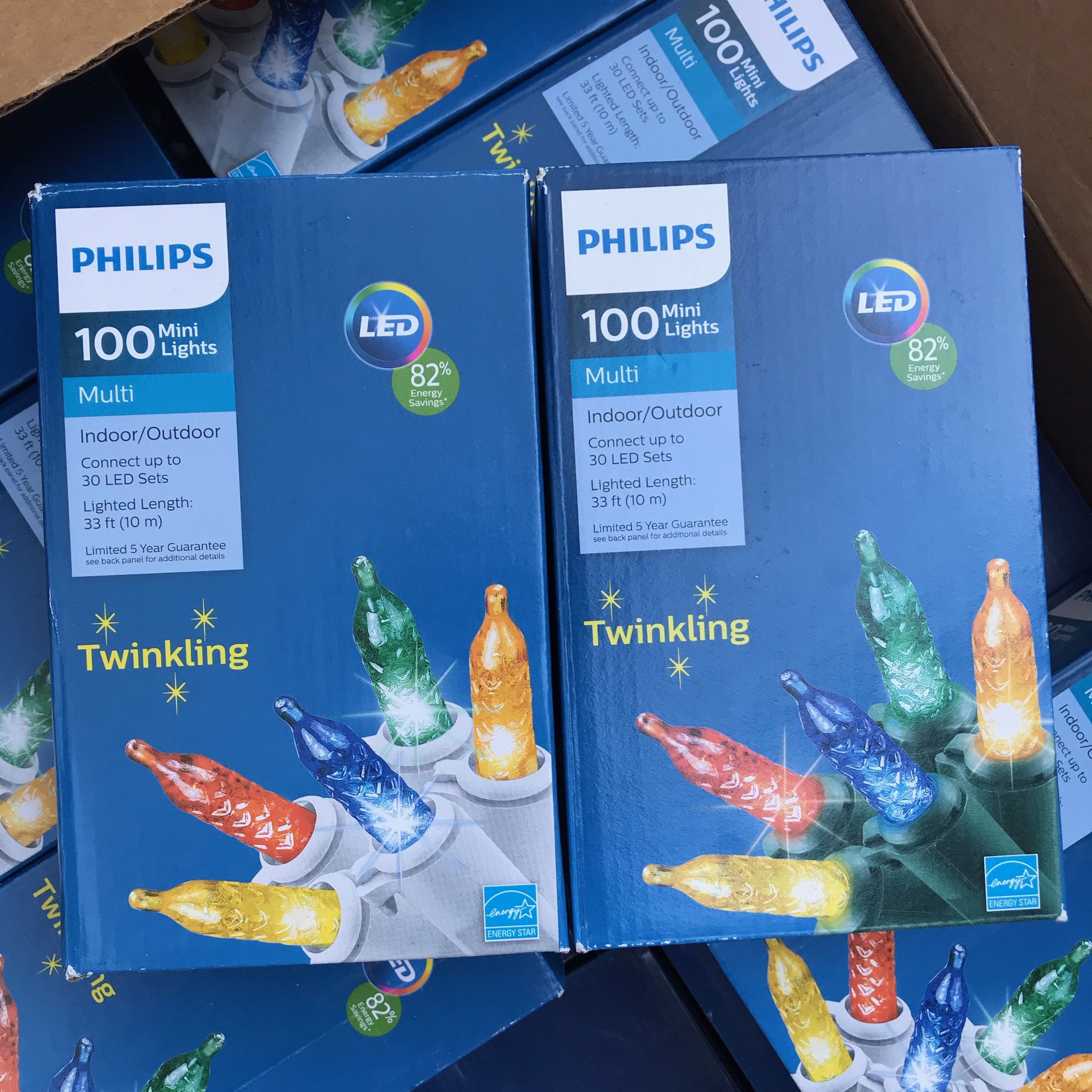 Philips Mini Multi Color Twinkling Christmas Lights