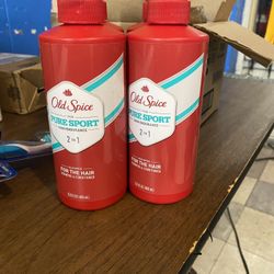 4 PACK OLD SPICE SHAMPOO & CONDITIONER 2 N 1