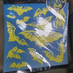 Halloween Glow In The Dark Stickers For Walls