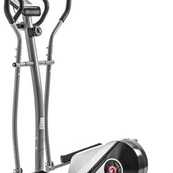 Elliptical Machine Trainer Magnetic Smooth Quiet Driven with LCD Monitor, Magnetic Smooth Quiet Driv