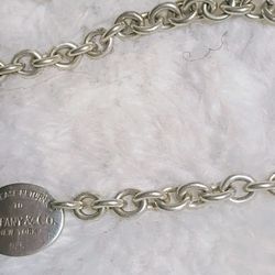 Tiffany necklace and bracelet