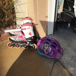 In Line Skates With 4 Size Adjustable