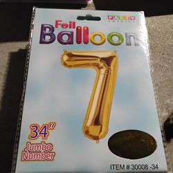 34 Inch Jumbo Gold Balloons