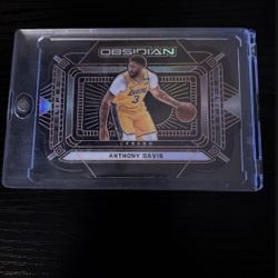 2021 Panini Obsidian Anthony Davis Eclipse Die Cut Orange /35