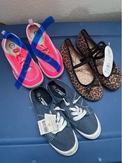 Girl shoes New with Tags both $5.00 or $3.00 ea