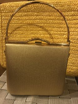 Gold Evening Fabric Purse