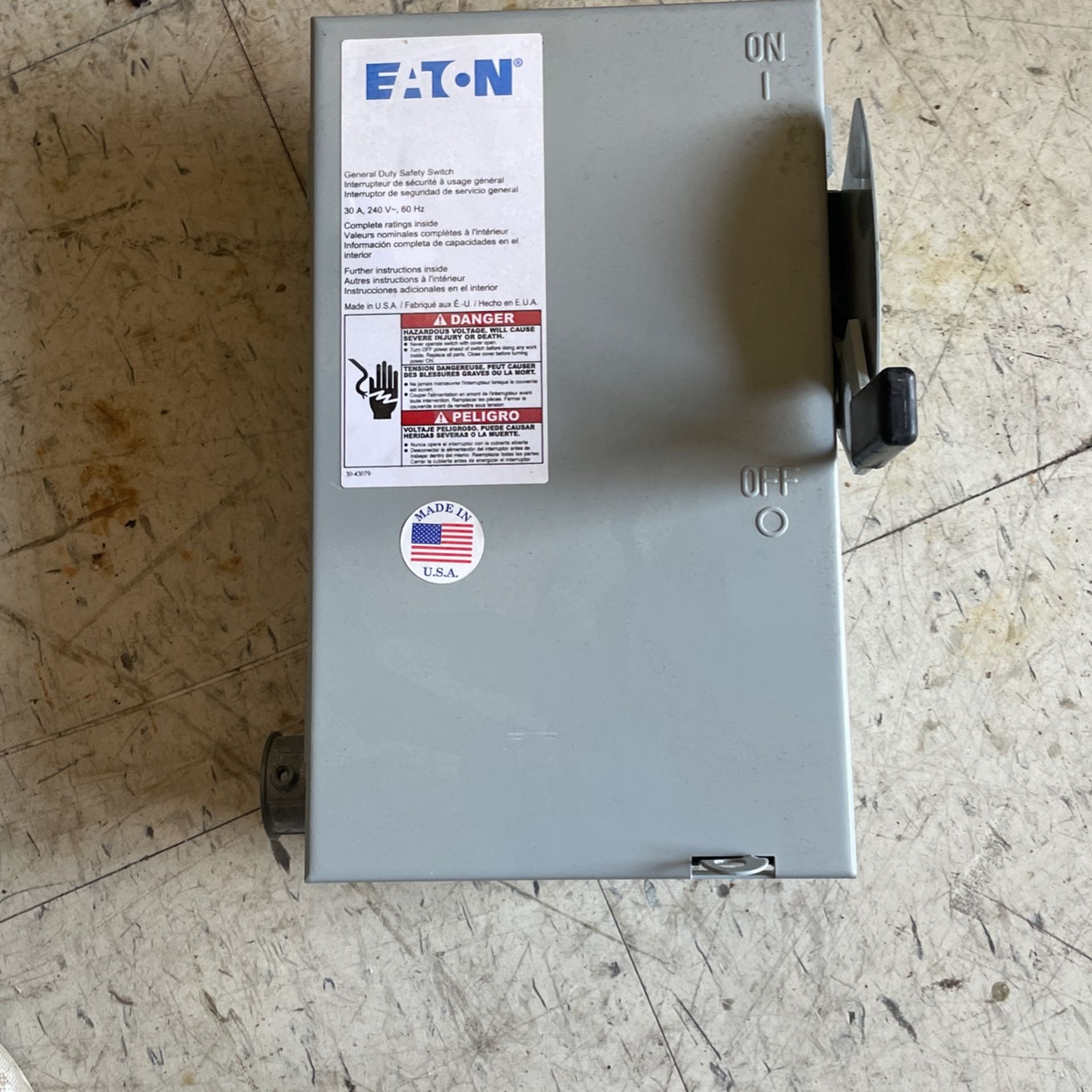 Eaton Safety Switch Dg321ngb