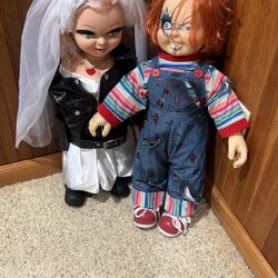 Chucky And Bride Of Chucky Dolls