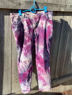 Tie dyed Lee jeans, size 18W