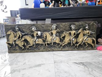 Vintage J. Segura Roman Horsemen Wall Sculpture