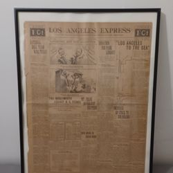 Los Angeles Express 1906 Vintage Newspaper 