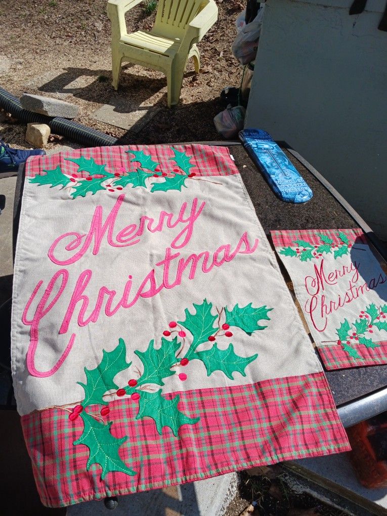 Burlap Flags