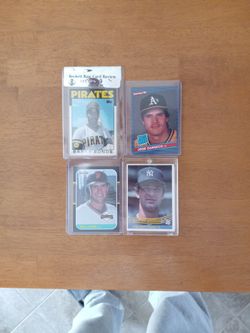 Assorted Baseball Card Rookies (Bonds/Canseco