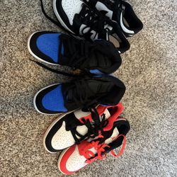 7y Jordan 1s And Nike Panda Dunks 
