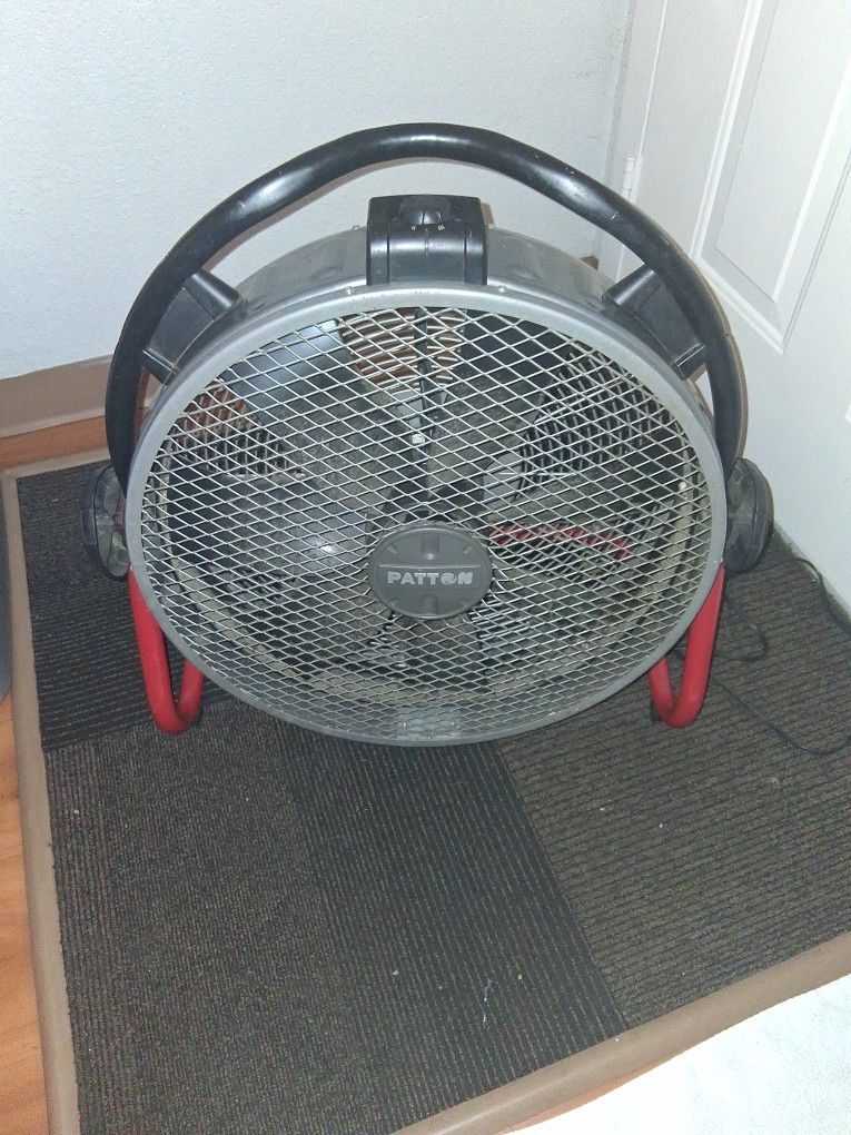 Patton PAB06 20 inch Portable Floor High Velocity Fan,Black and red