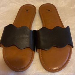 Black Sandals Size:8 For Women