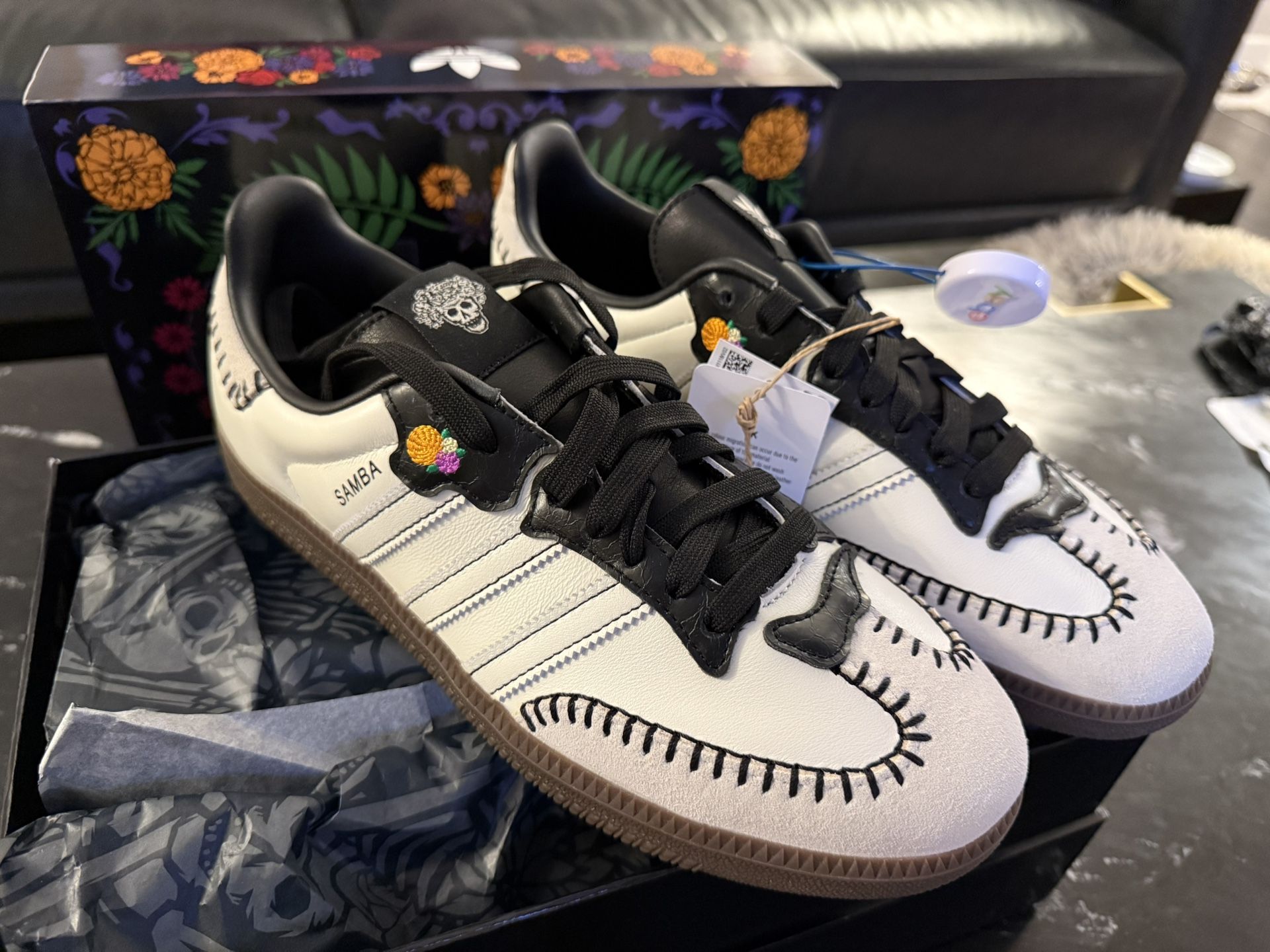 Adidas Samba OG Dia de los Muertos Limited Edition 8.5M/9.5W