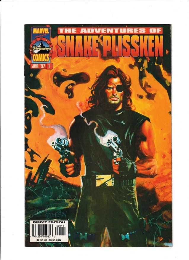 ADVENTURES OF SNAKE PLISSKEN #01 (1997) DAN BRENTON | DIRECT EDITION | ONESHOT