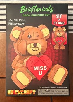 Brickcraft Bricky Bear Building Block Se