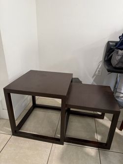 Twin side tables