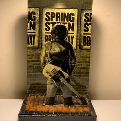 Bruce Springsteen on Broadway Limited addition mixed media sculpture created for Bruce Springsteen‘s charity one of five pieces 9 x 12 x 8 deep minimu