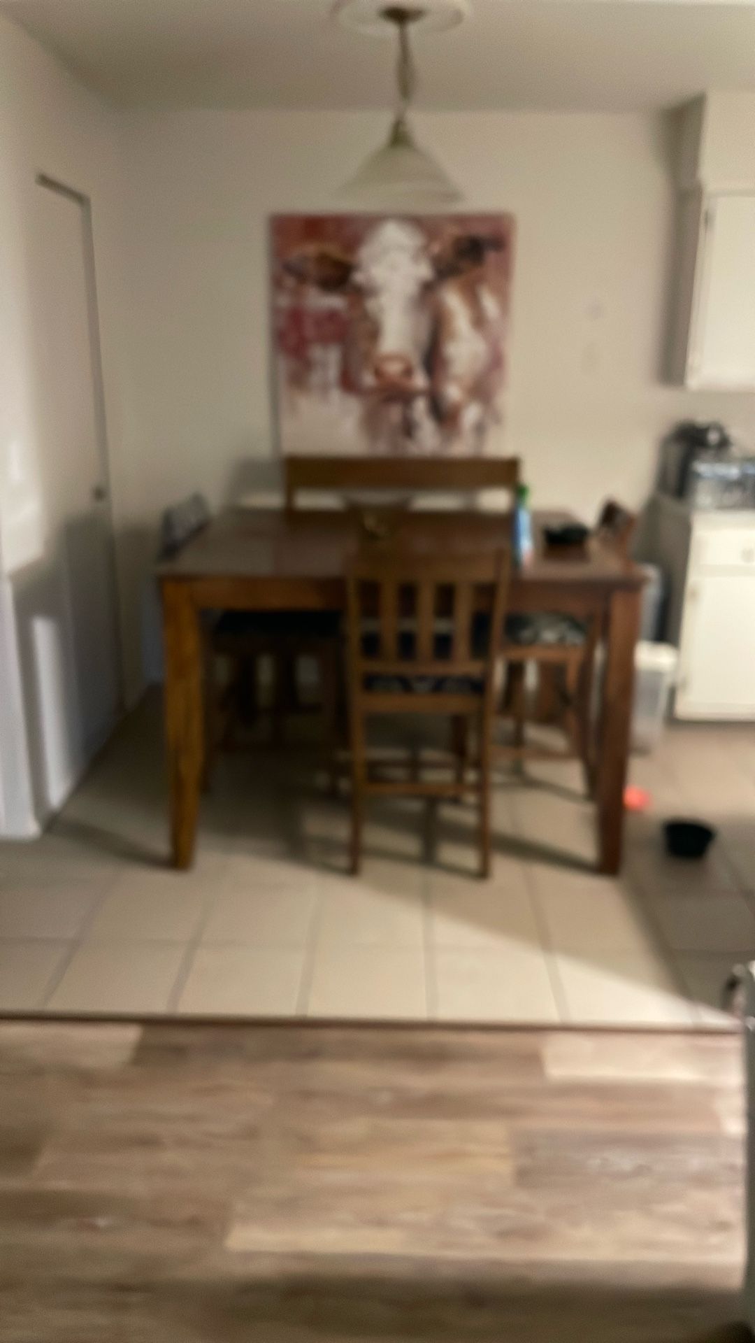 Table And 6 High Bar Stools W Bench 300 Must Be Gone Tomorrow! Best Offers!!