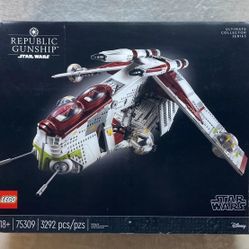LEGO STAR WARS UCS Republic Gunship 75309 Set -New Factory Sealed