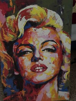 Painting of Marilyn Monroe