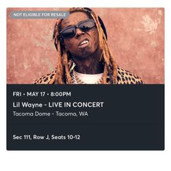 Lil Wayne Concert Tickets 