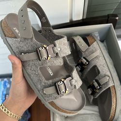 Dior Birkenstock Milano Sandal Grey