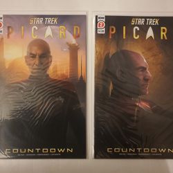 IDW Comics: Star Trek Picard Countdown (2019)#1-2 NM Bagged And Boarded 